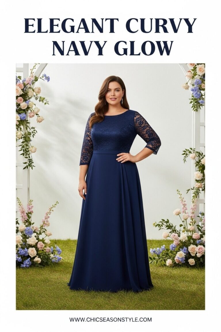 Plus Size Navy Blue Dresses: Elegant Curvy Must-Haves