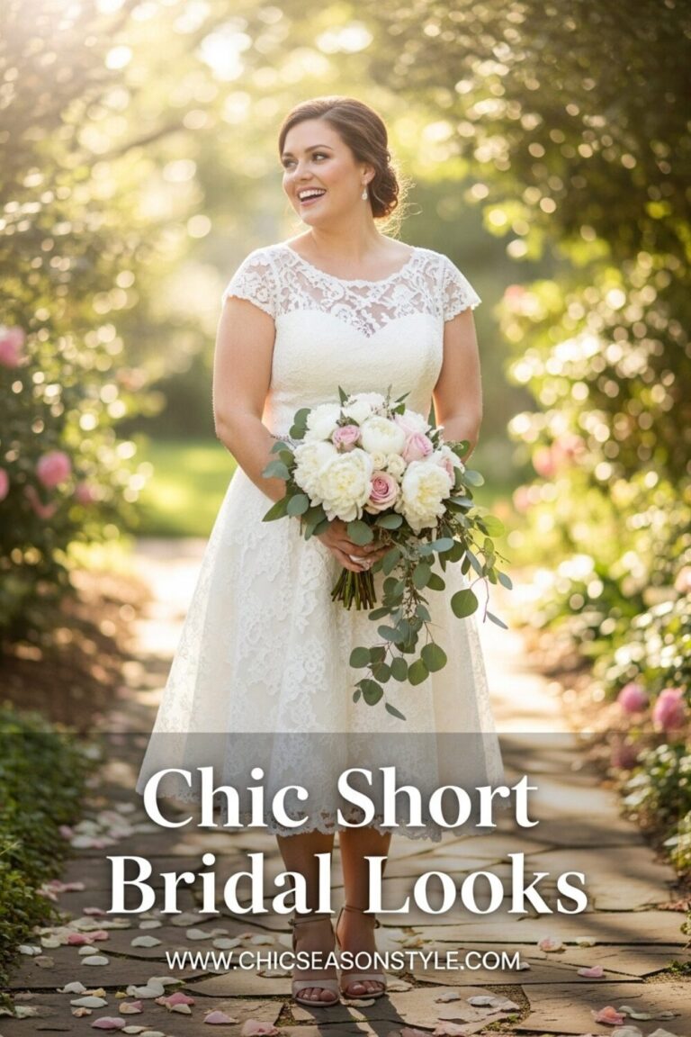 Plus Size Short Wedding Dresses You’ll Adore