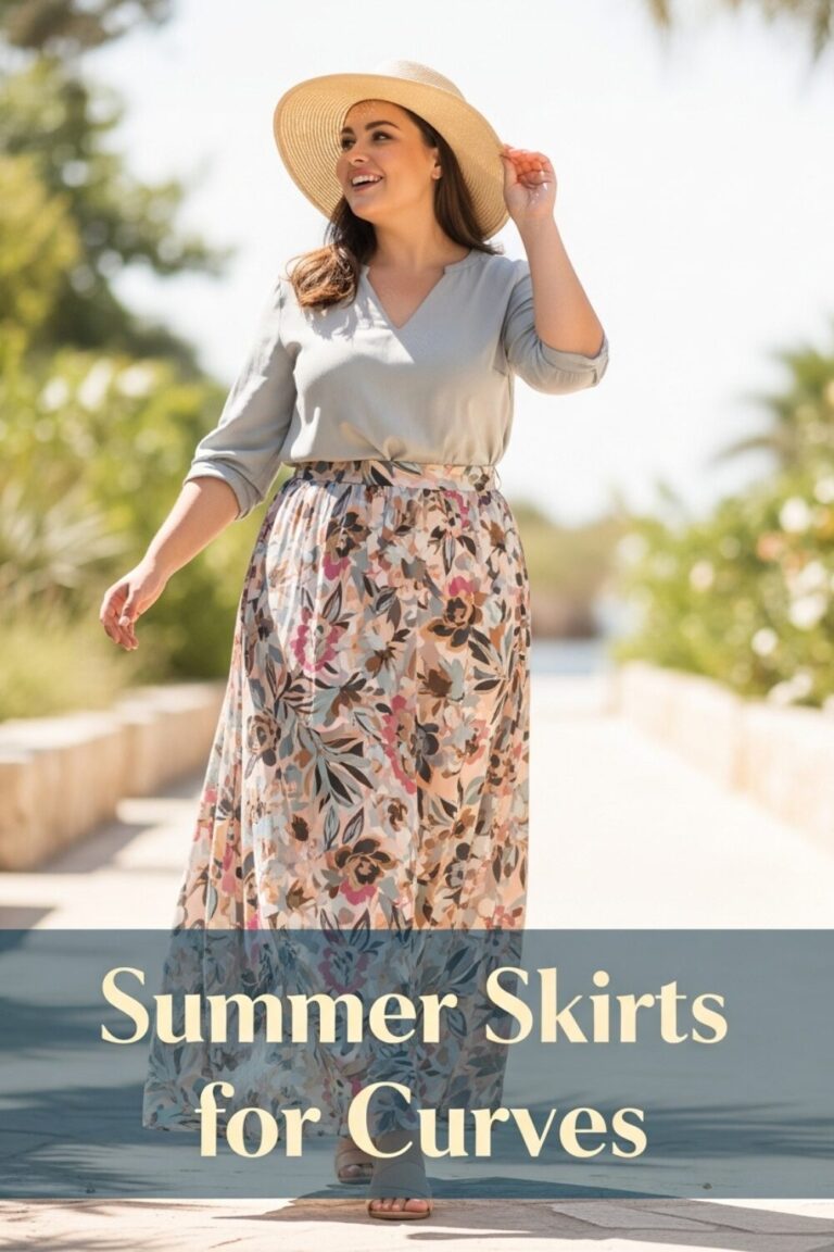 Plus Size Summer Long Skirt Outfit Ideas