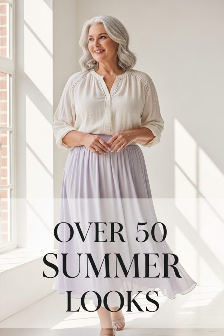 Plus Size Summer Outfits for Women Over 50