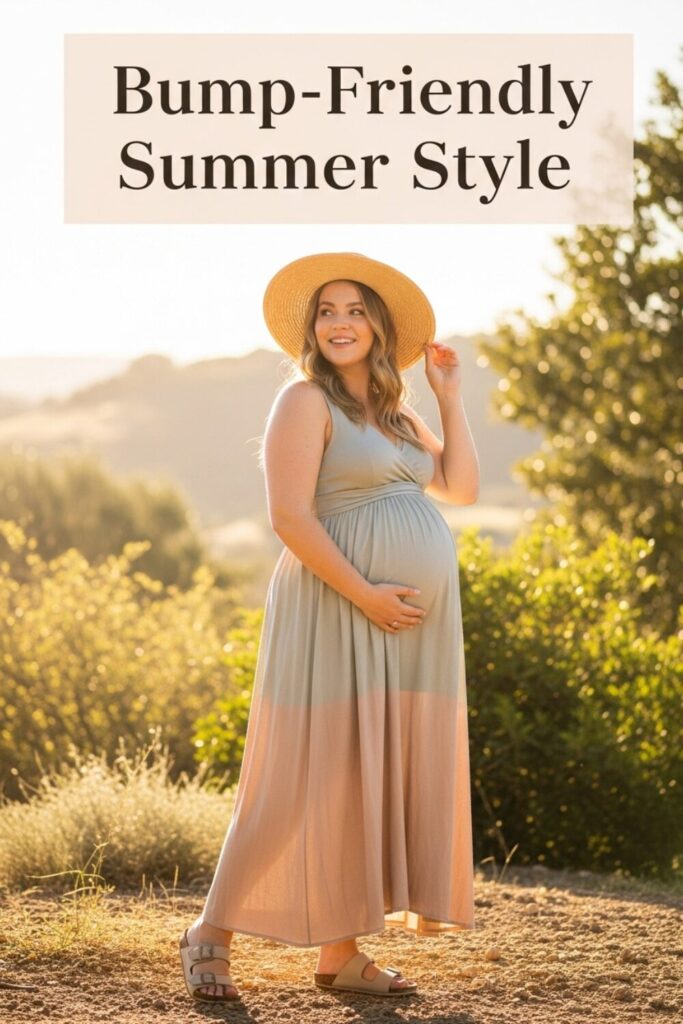 15 Stunning Plus Size Summer Pregnancy Outfits Every Curvy Mom-to-Be Will Love 1 Plus Size Summer Pregnancy Outfit Ideas
