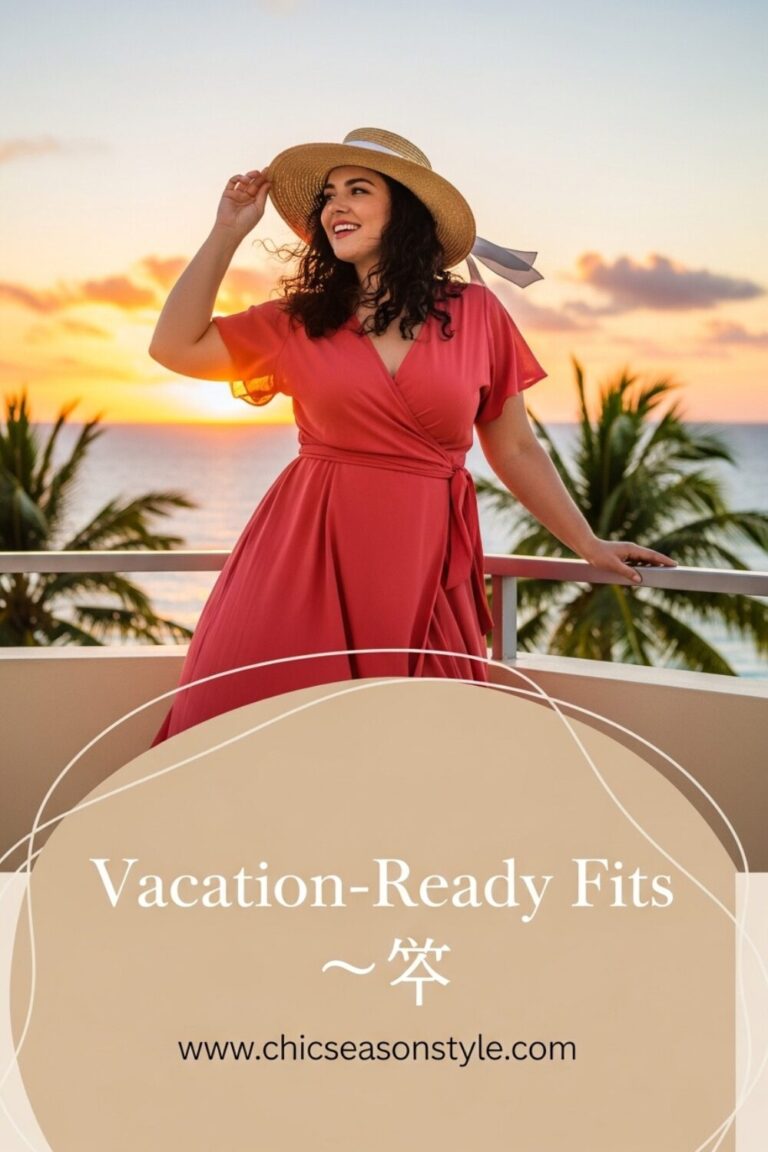 Plus Size Summer Vacation Outfits That Slay