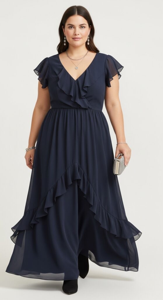 Ruffled Maxi Dress