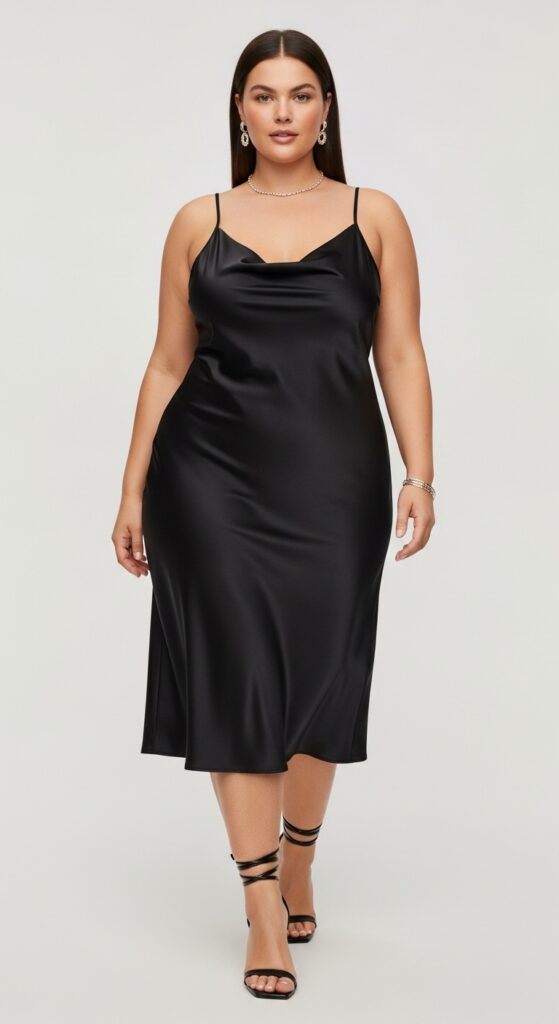 Satin Slip Dress Simple Yet Sexy