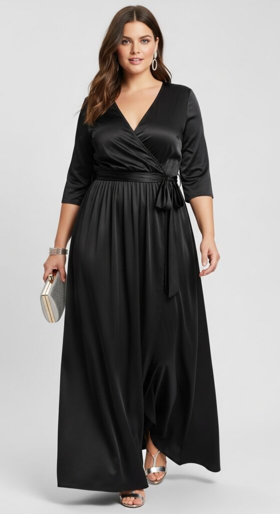 Silk Wrap Dress