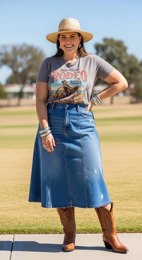 Skirt and Tee