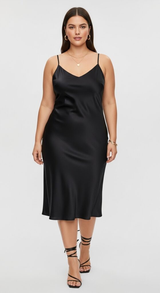 15 Stunning Plus Size Summer Party Outfits for Curvy Women You’ll Love 15 Slip Dress Simple and Chic