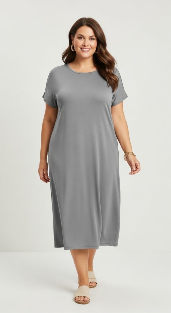 Soft Knit Dress Comfortable and Stylish