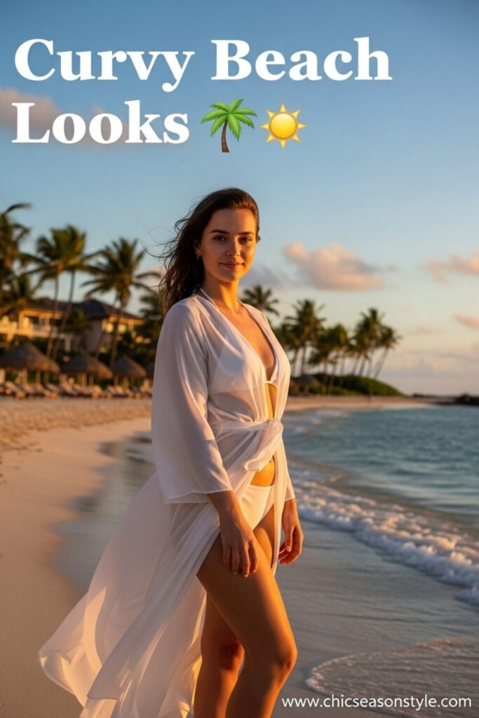 12 Stunning Plus-Size Summer Beach Outfits for a Chic Vacation Vibe 1 Summer Beach Outfit Ideas for Plus Size Women