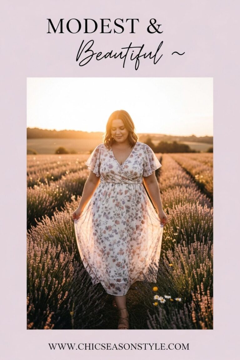 Summer Modest Outfits for Curvy Women Who Love Style