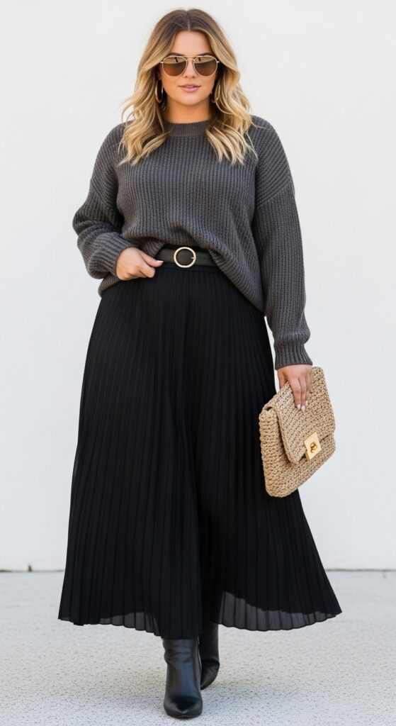 Sweater and Skirt Combo The Perfect Pairing
