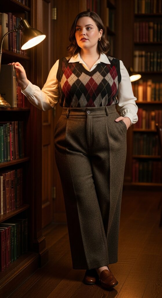 12 Plus Size Fall Alternative Outfits for the Confident, Curvy Woman 6 The Dark Academia Dream