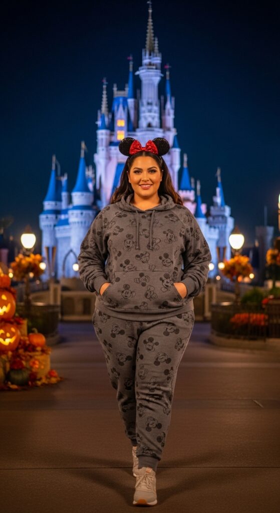 12 Plus Size Fall Disney Outfits for Magical Comfort and Style 6 The Jogger and Hoodie Set
