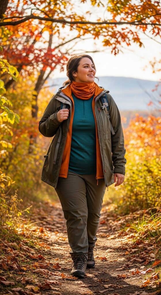14 Plus Size Fall Hiking Outfits for Comfort & Confidence on the Trails 16 The Versatile Buff or Neck Gaiter
