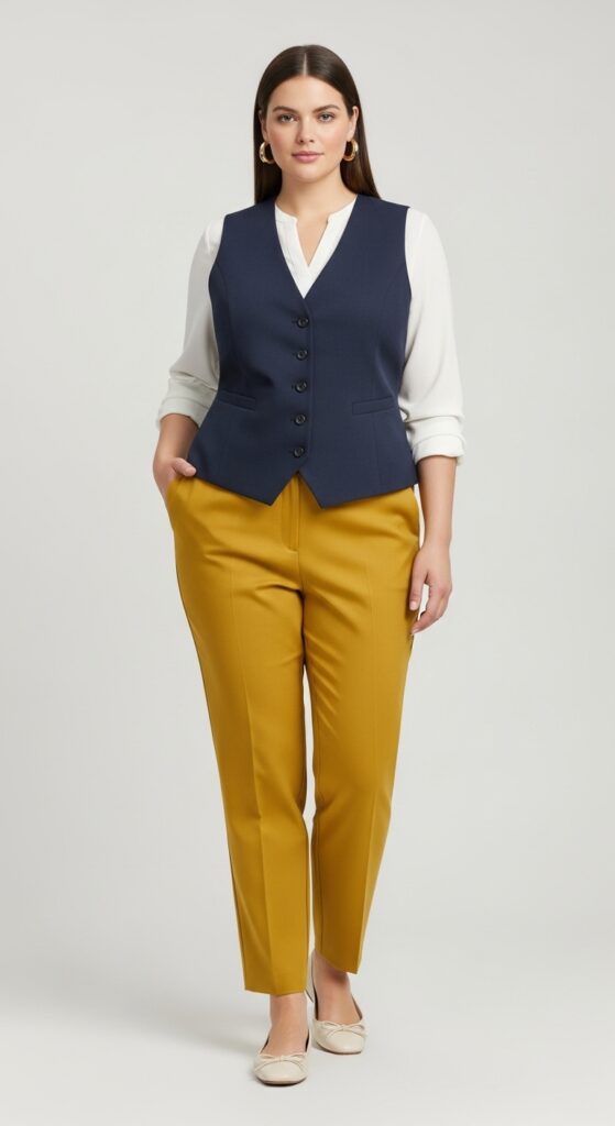 Waistcoat with Tailored Pants