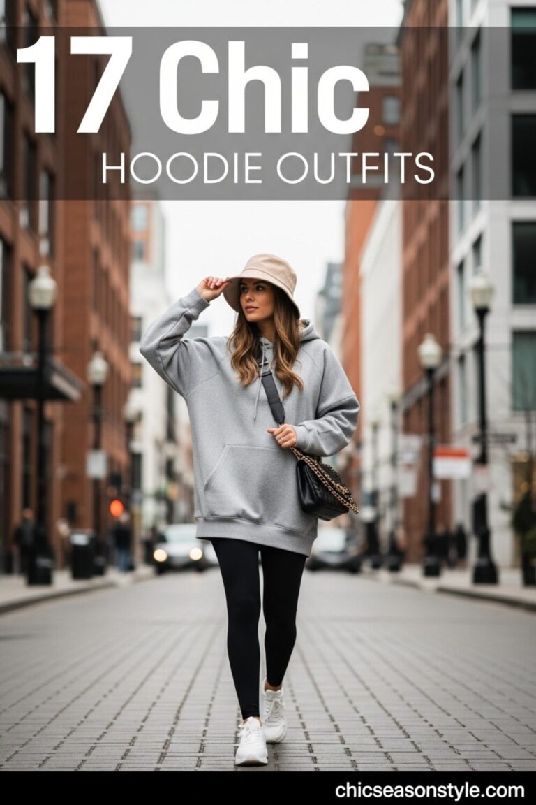 17 Chic Hoodie Outfits That Prove Comfort Can Be Stylish