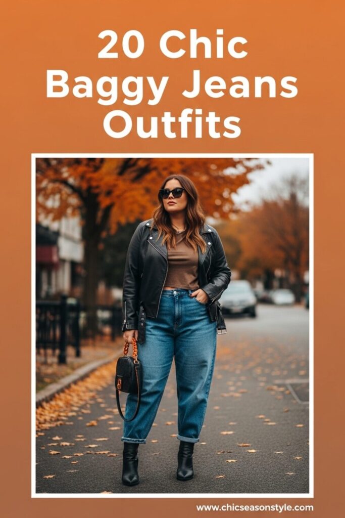 20 Chic Baggy Jeans Outfits for Rockstar Style
