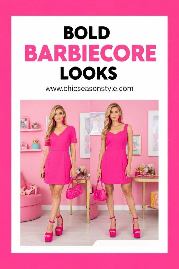 20 Playful Barbiecore Outfits for a Bold, Fun Look