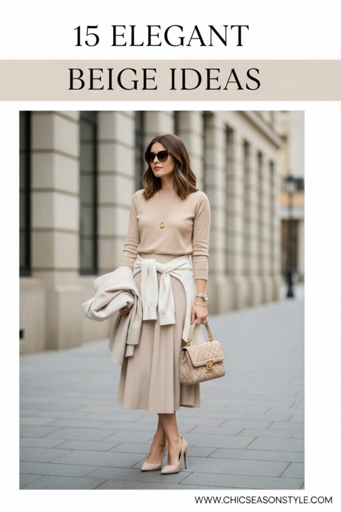 Beige Outfit Ideas Elegant Style Tips