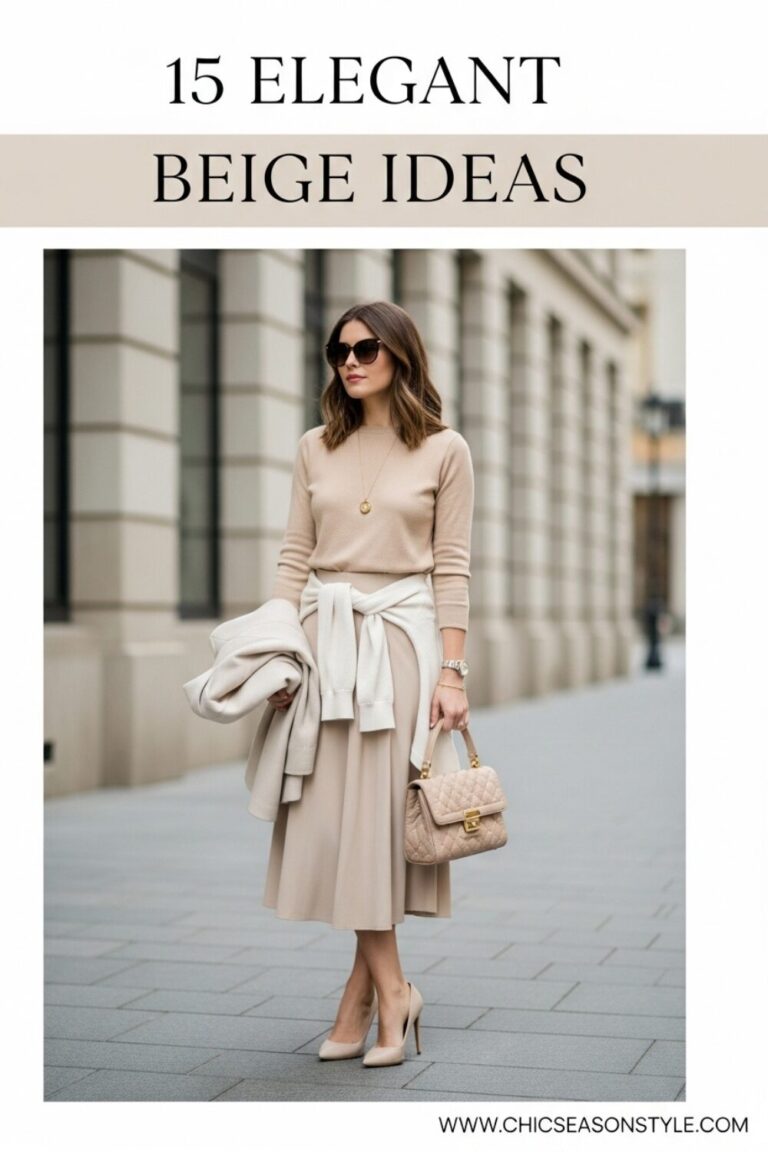 Beige Outfit Ideas Elegant Style Tips
