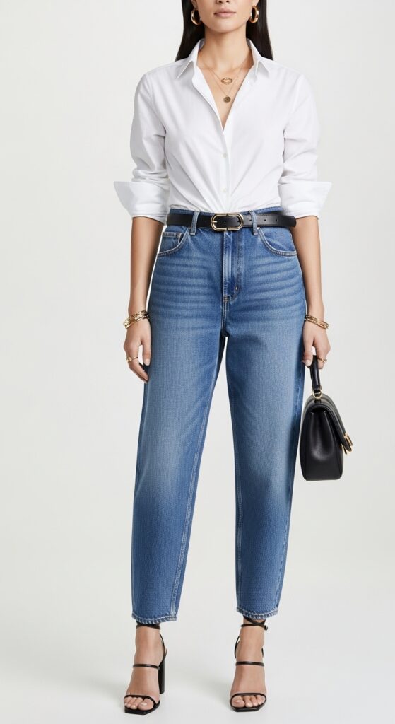 Button-Down Shirt and Belt