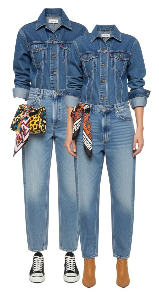 Denim-on-Denim Chic