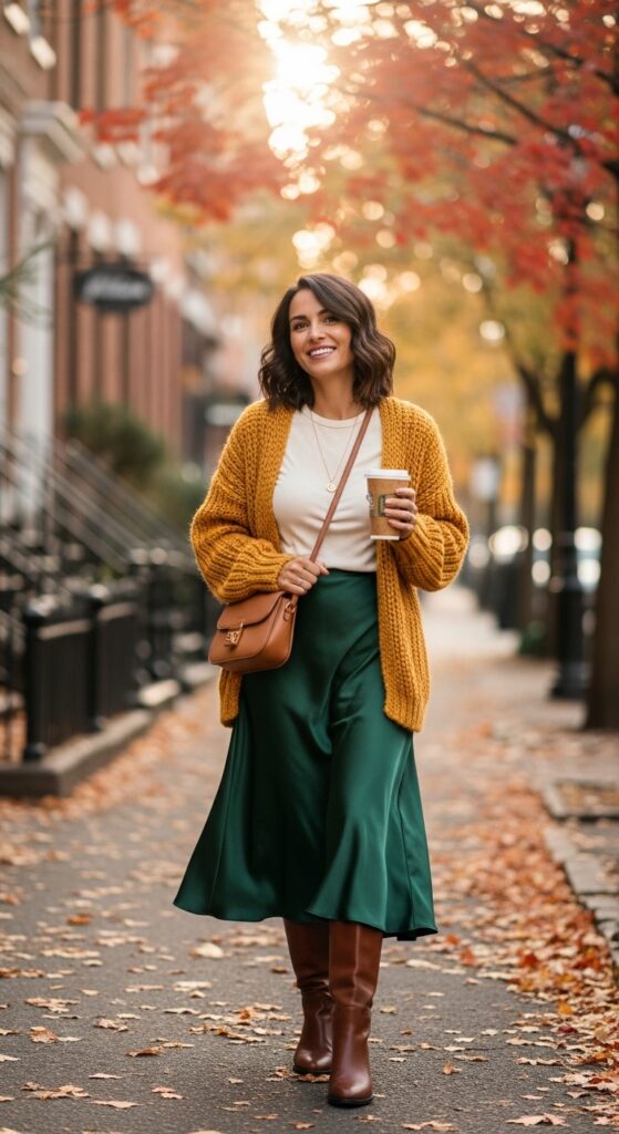 Fall Layering with Cardigan