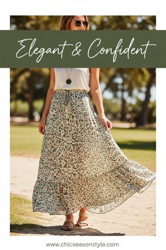 Long Skirt Outfits 13 Elegant & Confident Looks