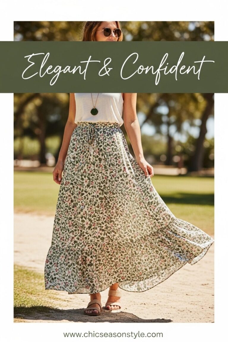 Long Skirt Outfits 13 Elegant & Confident Looks
