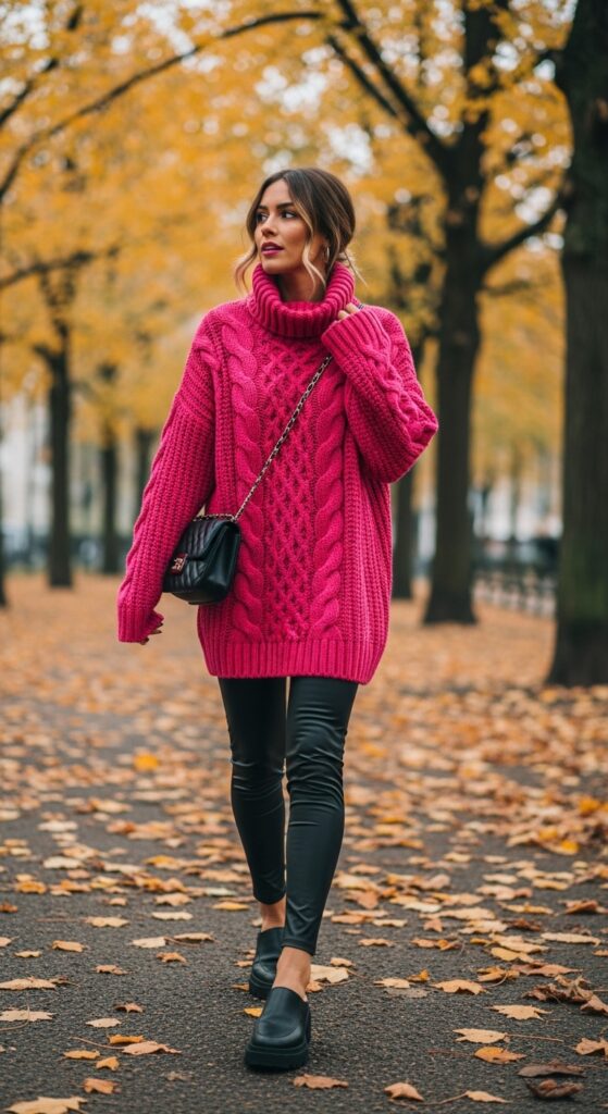 Oversized Sweater and Leggings