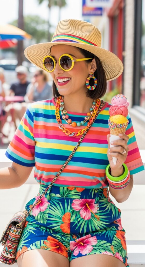 Pattern Mix Outfit