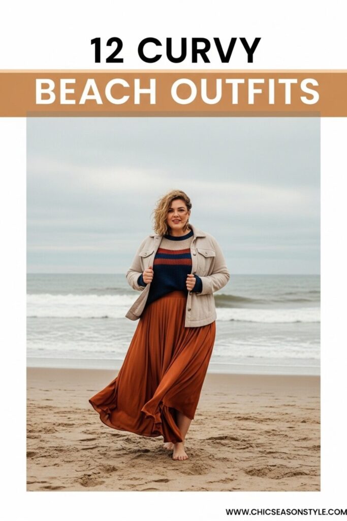 12 Plus Size Fall Beach Outfits for the Confidently Curvy Traveler 1 Plus Size Fall Beach Outfits Effortless Style Tips
