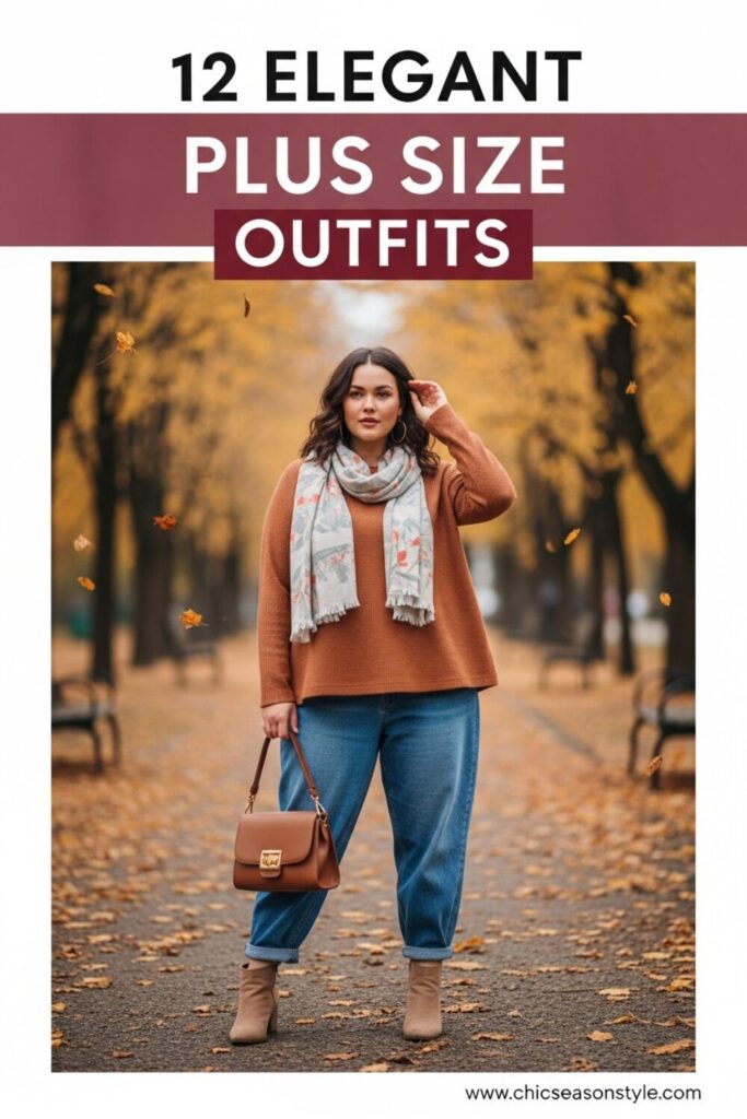 12 Plus Size Japanese Autumn Outfits for Effortless Elegance 1 Plus Size Japanese Autumn Outfits Effortless Style Tips