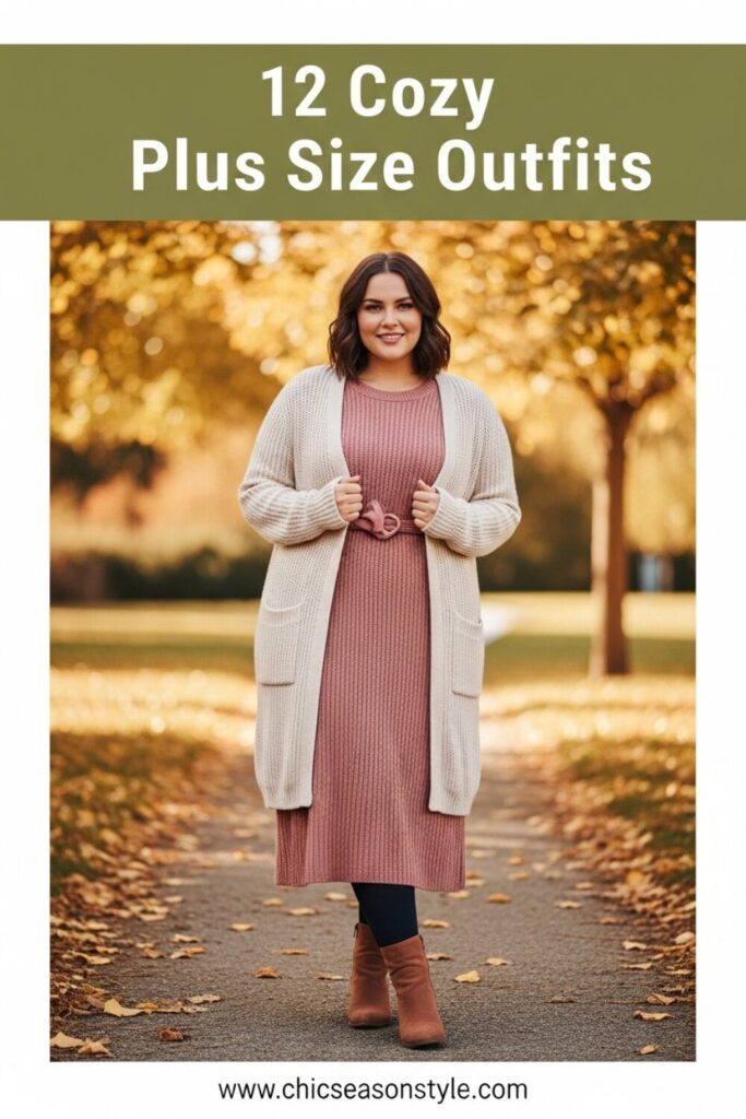 12 Plus Size Soft Autumn Outfits for Subtle, Radiant Style 1 Plus Size Soft Autumn Outfits Cozy Style Tips
