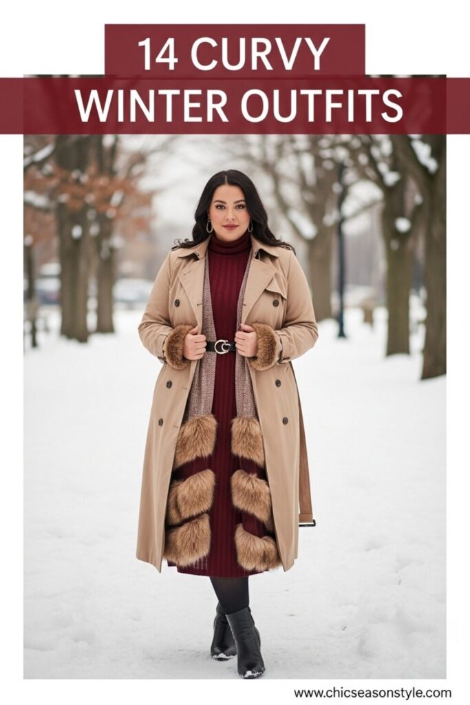 Plus Size Winter Outfits: Cozy Style Tips