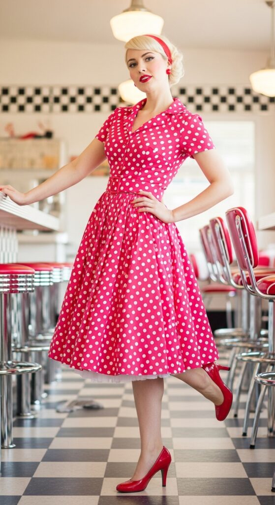 Retro Polka Dot Ensemble