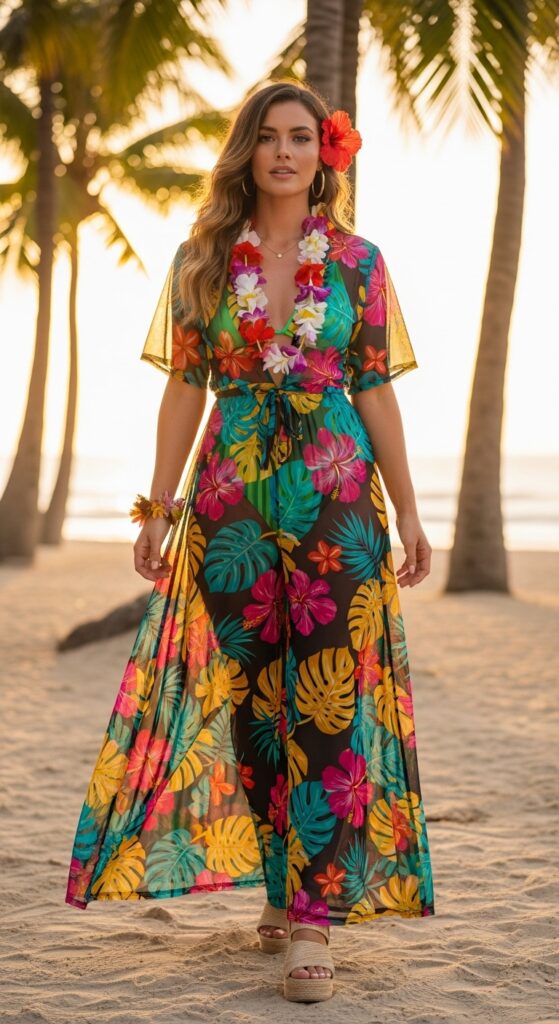 Sheer Jumpsuit Bold and Beautiful