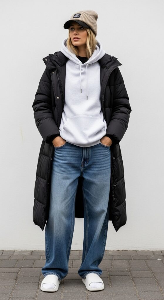 Sporty Hoodie and Coat