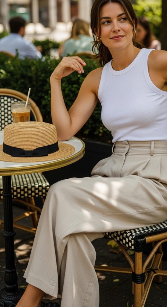 Summer Tank and Linen Pants