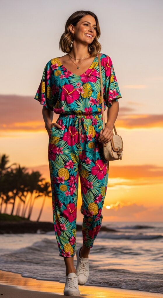 Tropical Playsuit Playful and Practical