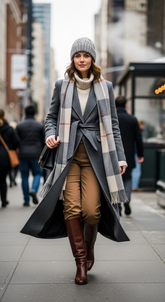 12 Chic Chinos Outfit Ideas to Elevate Your Style 18 Winter Coat Ensemble