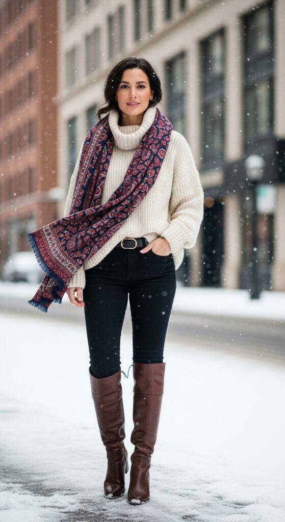 Winter Turtleneck Warmth