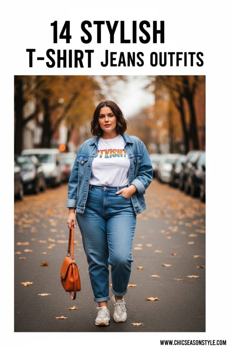 14 Stylish T-Shirt Jeans Outfits for Everyday Love