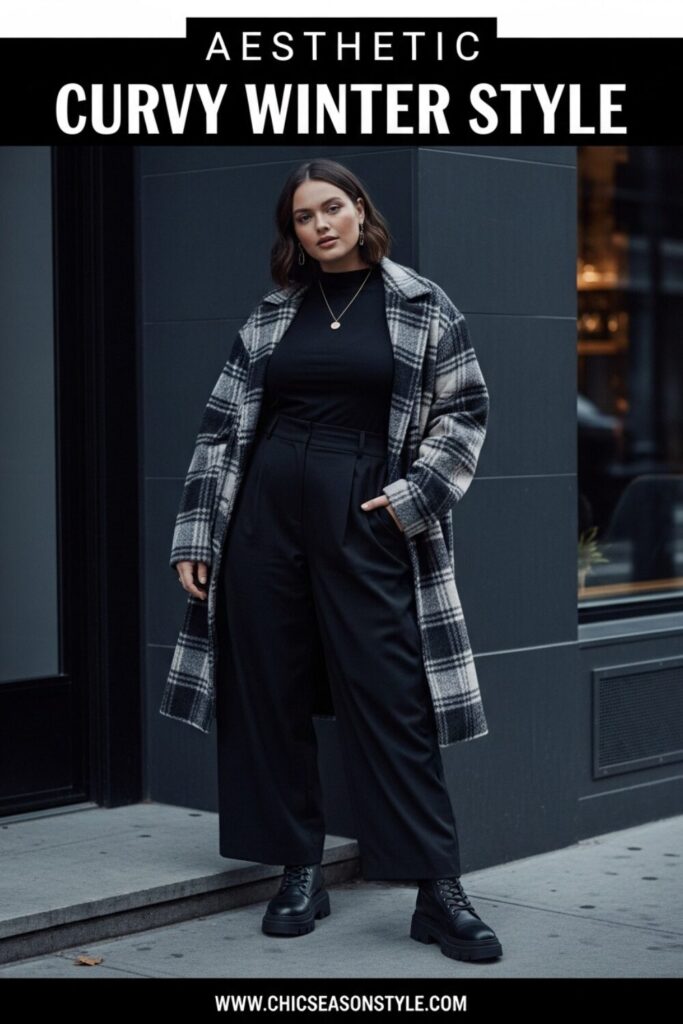 Aesthetic Appeal: 12 Plus Size Winter Outfits for the Curvy Trendsetter 1 Aesthetic Plus Size Winter Outfits 12 Chic Trendsetter Looks