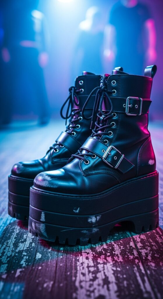 14 Plus Size Winter Rave Outfits That Curvy Women Love 16 Chunky Platform Boots