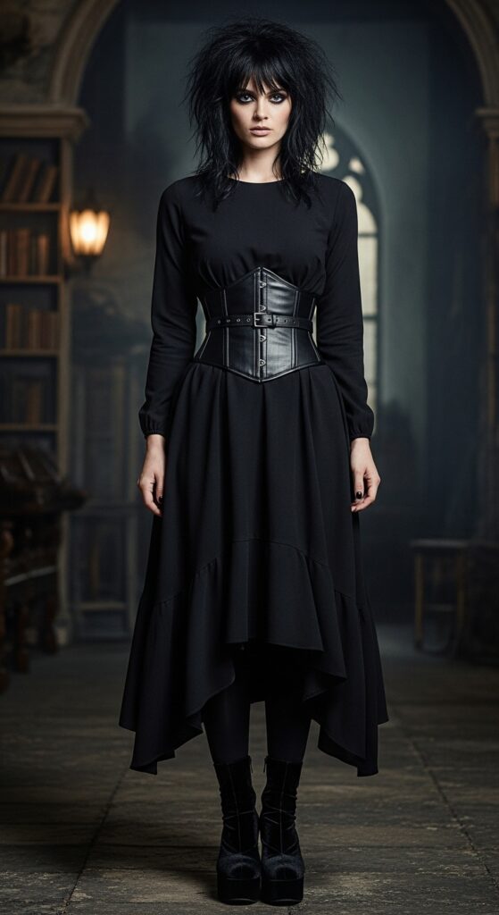 Corset Belt Over a Dress