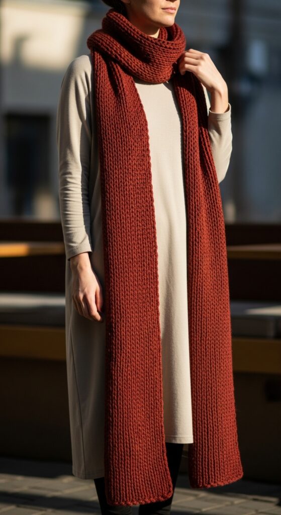 12 Plus Size Winter Legging Outfits Curvy Women Love 12 Layer with a Long Scarf