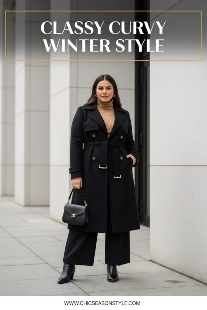 Expert Style Guide: 12 Plus-Size Classy Winter Outfits for Curvy Women 1 Plus Size Classy Winter Outfits 12 Effortless Elegant Looks