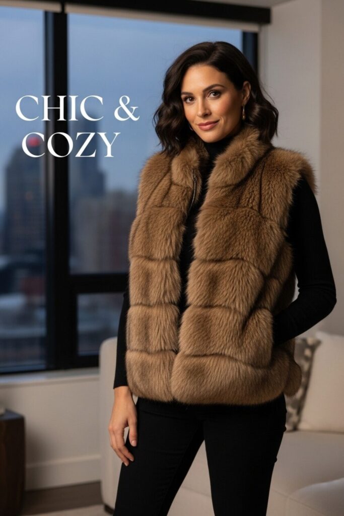 Plus Size Trendy Winter Outfits Mastering the 2025 Faux Fur Trend