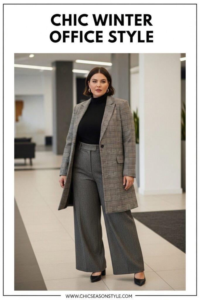 12 Plus Size Winter Corporate Outfits Curvy Women Love 1 Plus Size Winter Corporate Outfits 12 Chic Work Looks